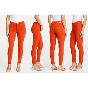 AG Bright Orange 5Pocket Design Skinny Jeans Pants Size 28 Regular holidays